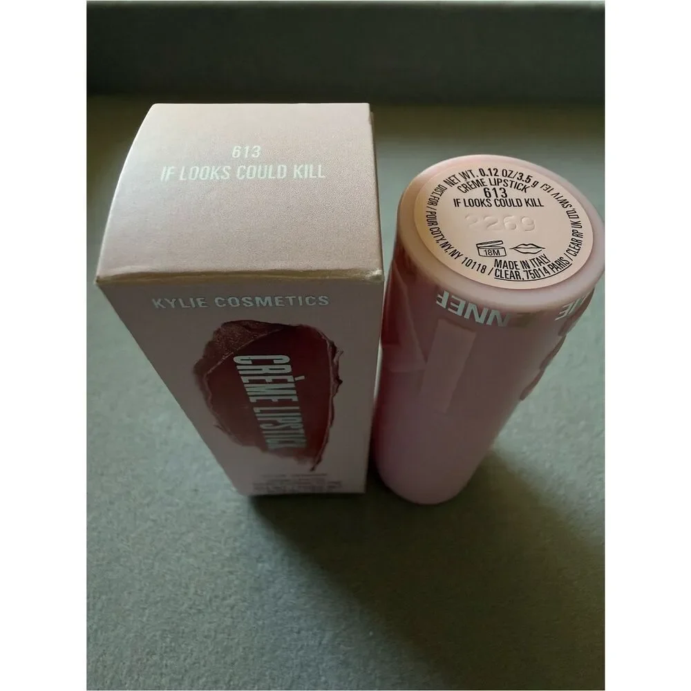 Kylie Jenner Crème Lipstick 613 If Looks Could Kill Nude Brown Women Makeup